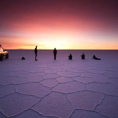 Atacama & Uyuni - People in Salt Flats Uyuni - Salt Flats