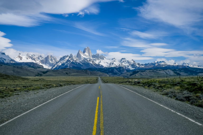 Road in el chalten - Fitz Roy