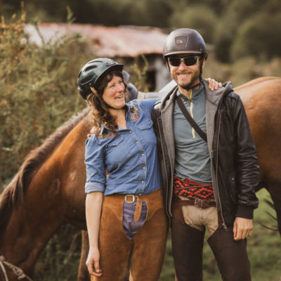 Horse bike riding in Patagonia