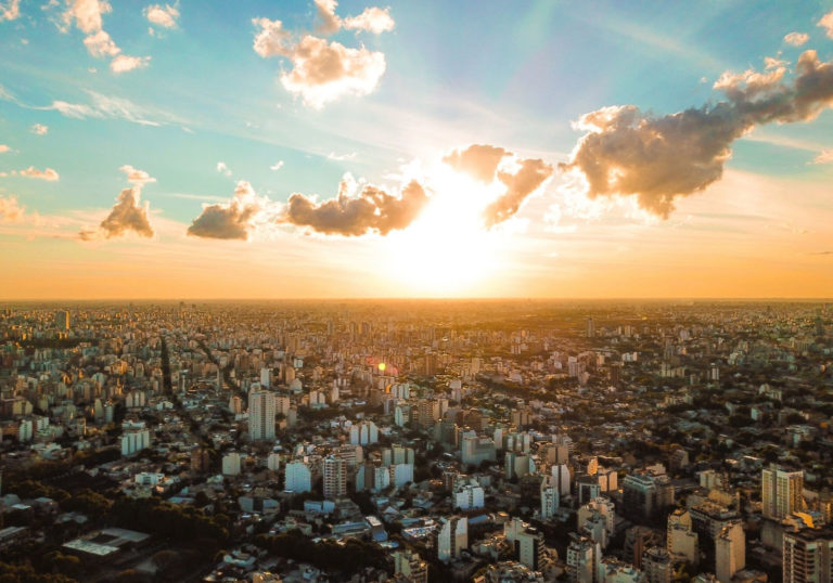 buenos-aires-sunset Buenos Aires - Sunset in the city