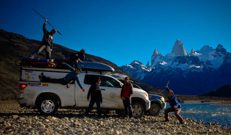 group of people in el chalten