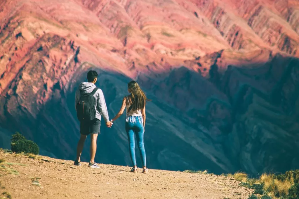 North Argentina couple trip in Hornocal.