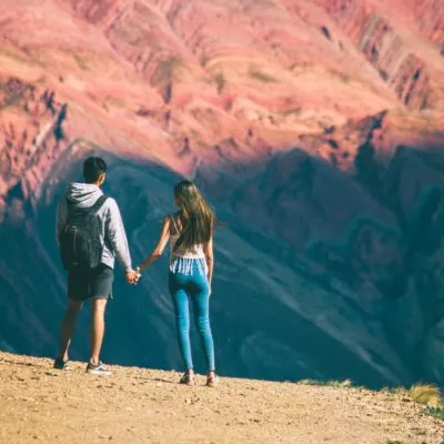 North Argentina couple trip in Hornocal.