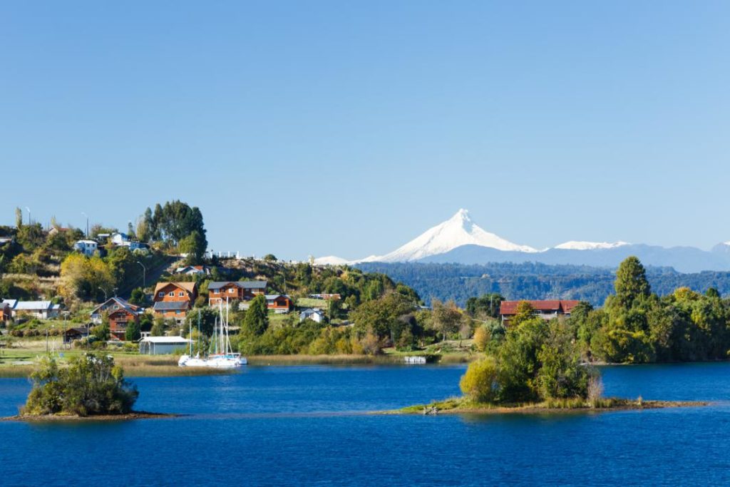 Puerto Varas with Osorno Volcano in the background