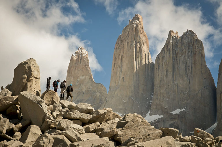torres-del-paine-1 Chile's national parks - The towers in Torres del Paine.