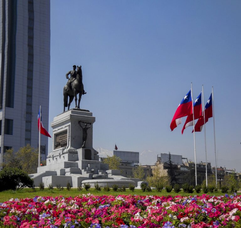 Monument in Santiago Chile