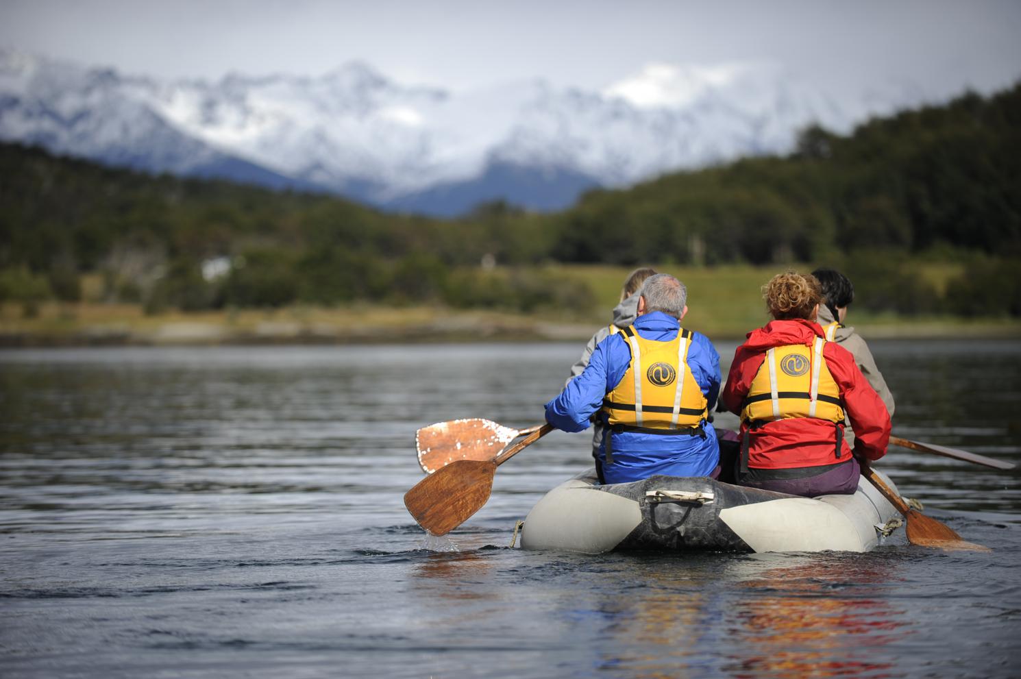 Canoeing in Tierra del Fuego National Park