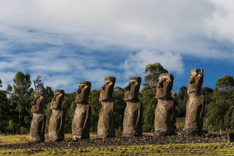 Chile's national parks in Eastern Island