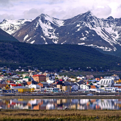 ushuaia-tierra-del-fuego Landscape of Ushuaia in Tierra del Fuego province