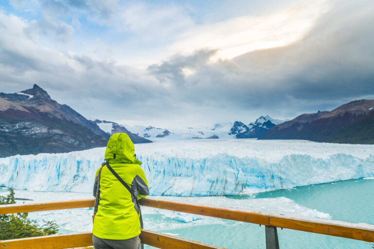 Admiring the Perito Moreno Glacier in the Los Glaciares National Park - El Calafate, Santa Cruz