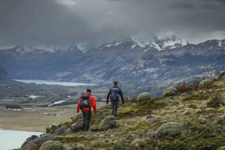 Hiking to the viewpoinf of Estancia Crisitina