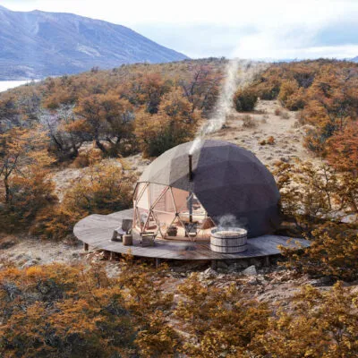 Climb & Camping Eco Domes in Patagonia