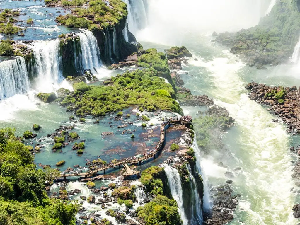 best view of iguazu falls