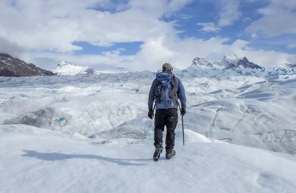 Hiking over the Perito Moreno Glacier